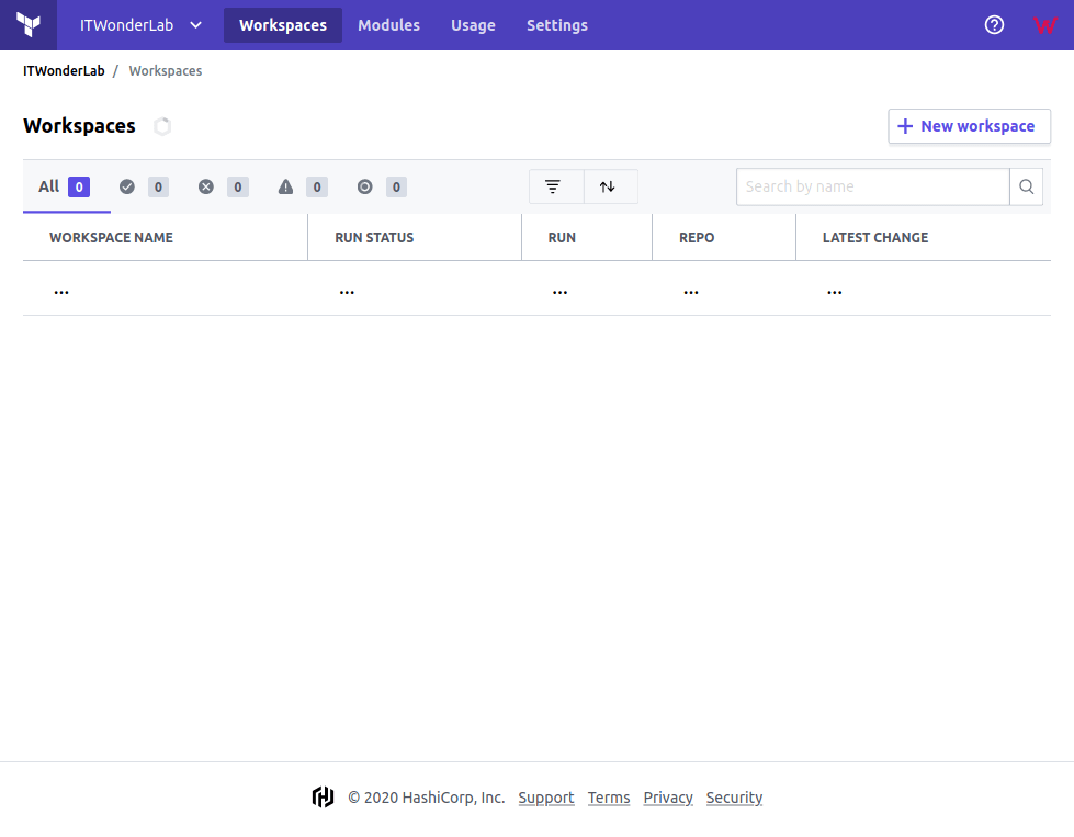 Terraform Cloud Workspaces