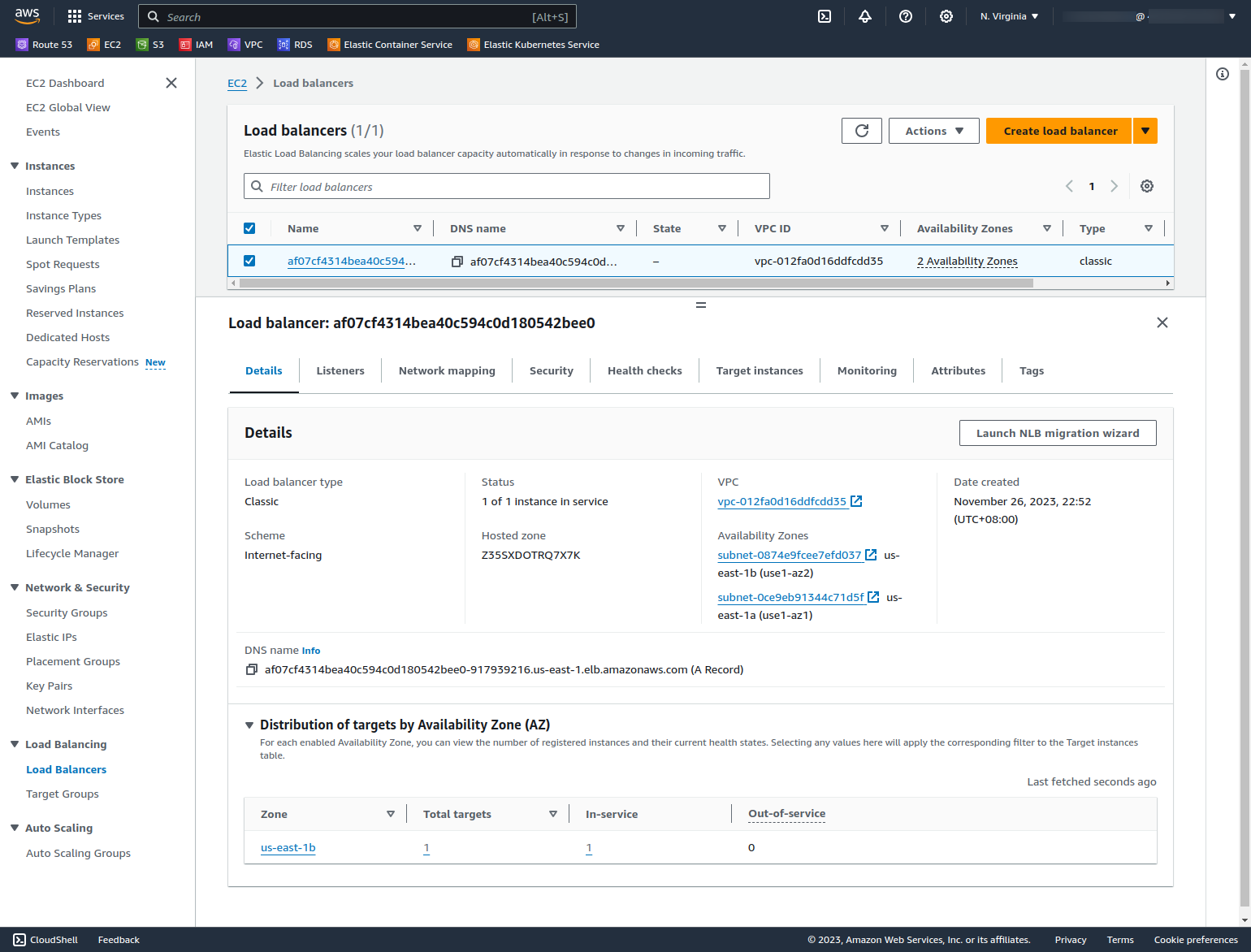 Terraform AWS EKS Color App Load Balancer AWS