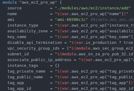 AWS Terraform module